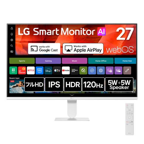 LGエレクトロニクス 27U511SB-W LG Smart Monitor AI 27型 フルHD...