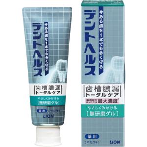 ライオン（LION） デントヘルス 薬用ハミガキ無研磨ゲル (85g) 【医薬部外品】｜yamada-denki