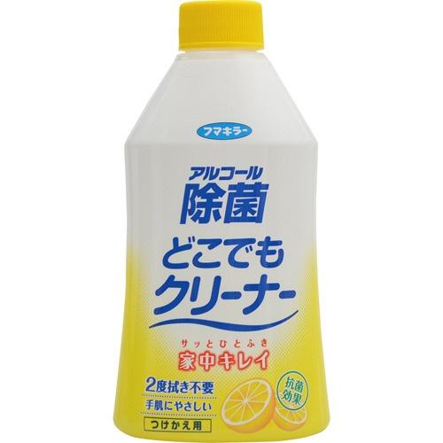 フマキラー アルコール除菌どこでもクリーナー つけかえ用 300ml 除菌スプレー　【日用消耗品】