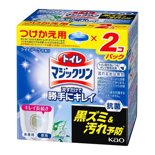 花王 【トイレマジックリン】 流すだけで勝手にキレイ ライトブーケの香り つけかえ用 80g×2個入...