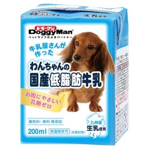 ワンちゃん ドギーマン わんちゃんの国産低脂肪牛乳 ( 1L )/ ドギーマン