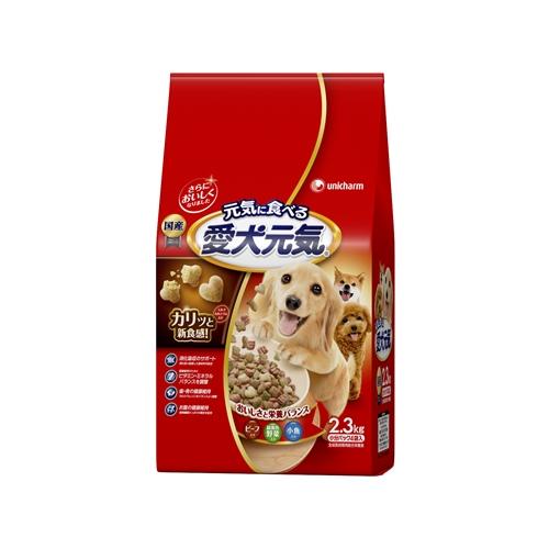 ユニ・チャーム  愛犬元気　ビーフ・緑黄色野菜・小魚入り  ２．３ｋｇ