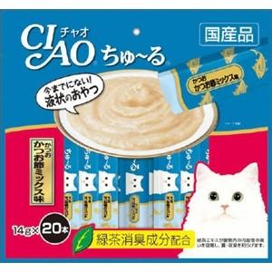 INABA ちゅ〜る チャオちゅーる かつお かつお節ミックス味 14g×20本入