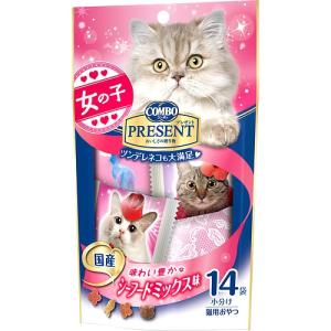 日本ペットフード コンボ プレゼント キャット おやつ 女の子 シーフードミックス味 ４２ｇ｜ヤマダデンキ Yahoo!店