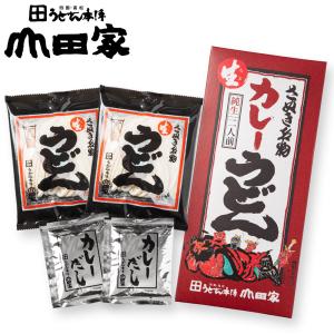 純生讃岐カレーうどん２人前　※日時指定不可でポストにお届け！3個以上のご購入で宅配便にてお届け