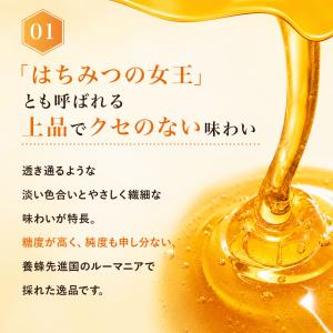 山田養蜂場 アカシア蜂蜜(ルーマニア産) 20...の詳細画像5