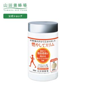 山田養蜂場 燃やしてスリム 90粒 ボトル 機能性表示食品 人気 健康 サプリ 父の日｜yamada3838