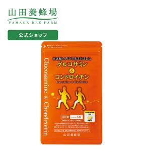 山田養蜂場 送料無料 グルコサミン＆コンドロイチン 180粒/袋入 ギフト プレゼント サプリメント 健康補助食品 健康 人気 健康 父の日｜yamada3838