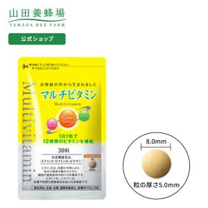 山田養蜂場 マルチビタミン 30粒袋入 健康食品 サプリ 父の日｜yamada3838