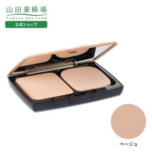 山田養蜂場 BEE MAKE パウダー ナチュラル ( おしろい + パフ ) 15g