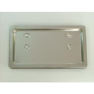 ナンバー枠皿型ステンレス小型、4t用