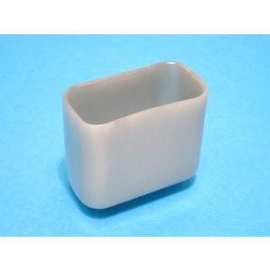 サイドバンパーキャップ 60×30mm角パイプ用 シルバー