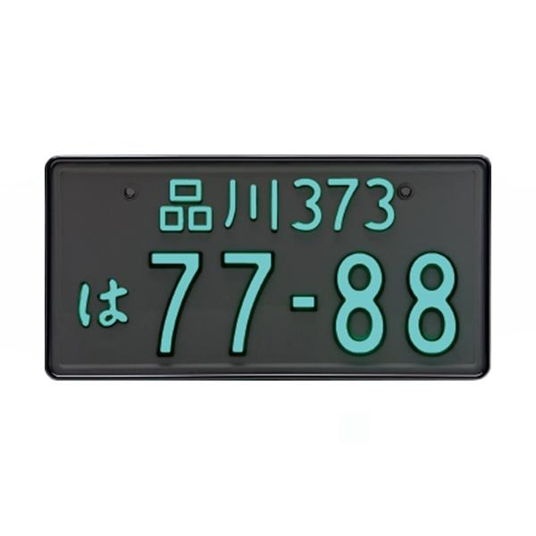 字光式ナンバープレート LEDパーフェクトecoII普通車 2468-12V