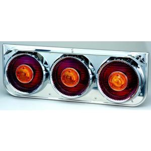 ICL LEDコンビテールランプ 丸型クリア3連吊り下げタイプ ICL LEDコンビテールランプ 丸型クリア3連吊り下げタイプ