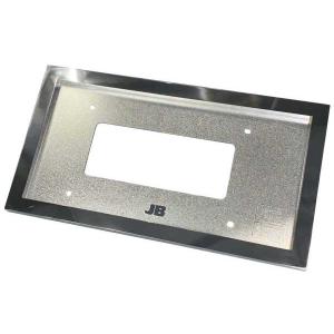 ジェットイノウエ 直送品 丸パイプ ナンバープレート枠 大型用/中型用