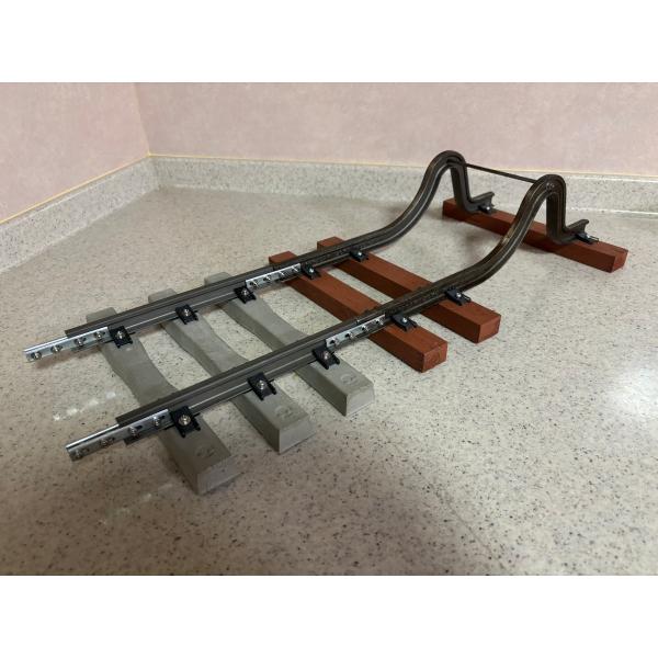 第三種乙車止め&amp;ミニ直線線路