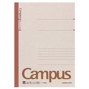 (まとめ) コクヨ キャンパスノート(太横罫) セミB5 U罫 50枚 ノ-5UN 1冊 〔×30セ...