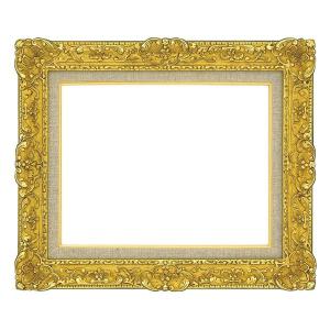 アンティークブルー油彩額縁 F3油絵額縁 楽天市場】油絵 額縁 8203/アンティークゴールド P15号（652×500mm