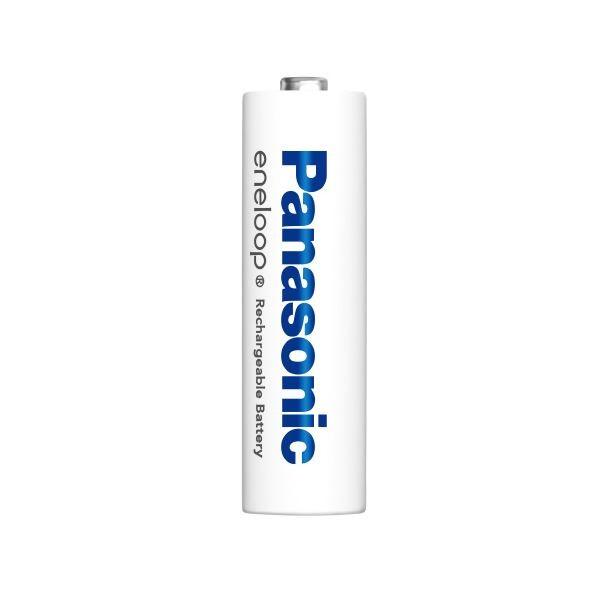 （まとめ）Panasonic エネループ単4形充電池4本付充電器セット〔×5セット〕
