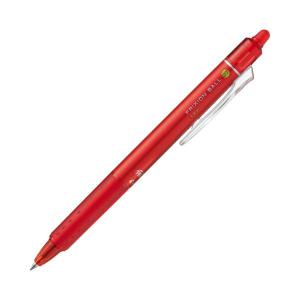 まとめ) TANOSEE キャップ式油性ボールペン 0.7mm 赤 1本 〔×300セット
