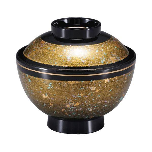 新 和 越前椀/お椀 〔金彩帯高台内金ライン TA〕 直径112mm×高さ99(71)mm 日本製 ...