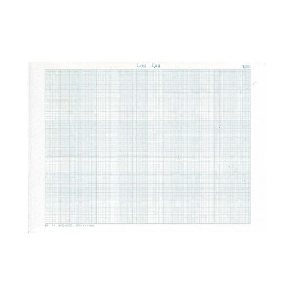 （まとめ）SAKAEテクニカルペーパー 両対数グラフ A4-34両1 50枚入（×20セット）