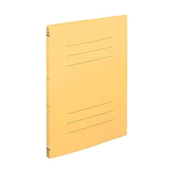 （まとめ） ナカバヤシ フラットファイルJ A5S イエロー〔×50セット〕