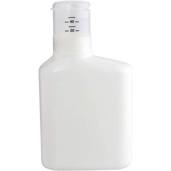 詰め替えボトル 1000ml ホワイト 5個セット シール付き 押して計量 液体洗剤 柔軟剤 漂白剤...