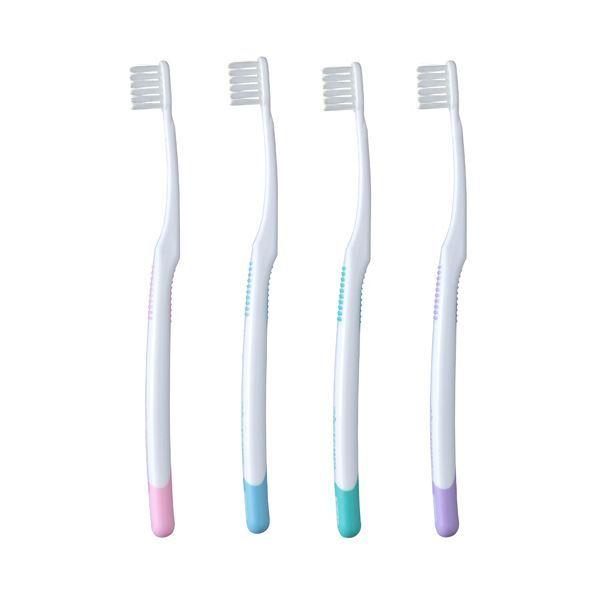 （まとめ）ライオン システマハブラシ 超コンパクト 4列ヘッド ふつう 1本 〔×30セット〕