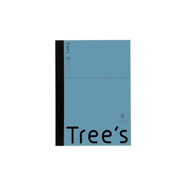 （まとめ）キョクトウ・アソシエイツ Trees B5 B罫 50枚 ブルーグレー〔×30セット〕