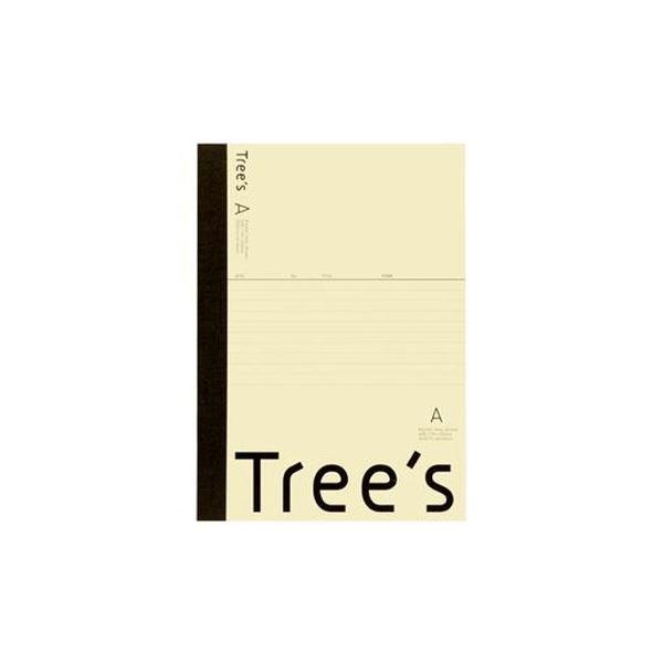 （まとめ）キョクトウ・アソシエイツ Trees B5 A罫 50枚 クリーム〔×30セット〕