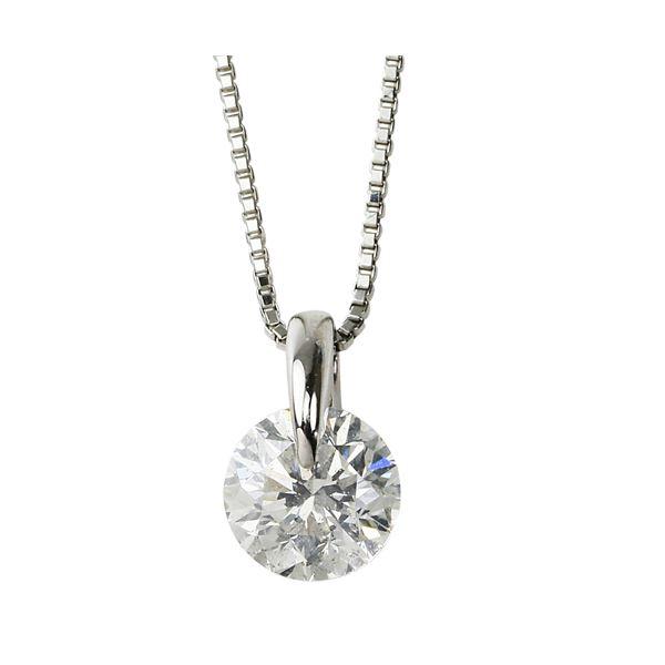 ダイヤモンドペンダント/ネックレス 一粒 1カラット プラチナ Pt900 大粒 1ct 照り重視 ...