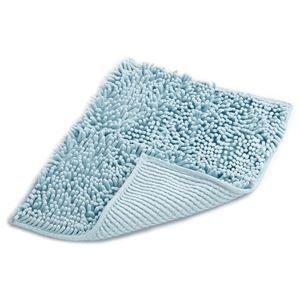 〔30個セット〕 吸水速乾 バスマット/お風呂マット 〔36×50cm ブルー〕 長方形 マイクロフ...