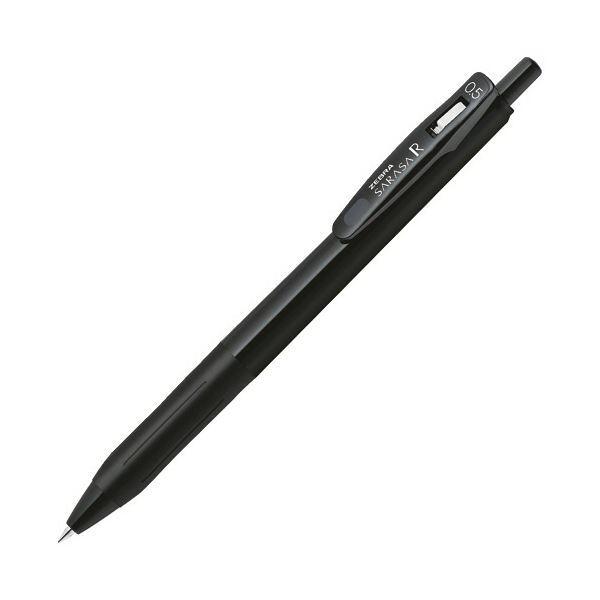 (まとめ) ゼブラ ゲルインクボールペン サラサR 0.5mm 黒 (軸色：黒) JJ29-R1-B...