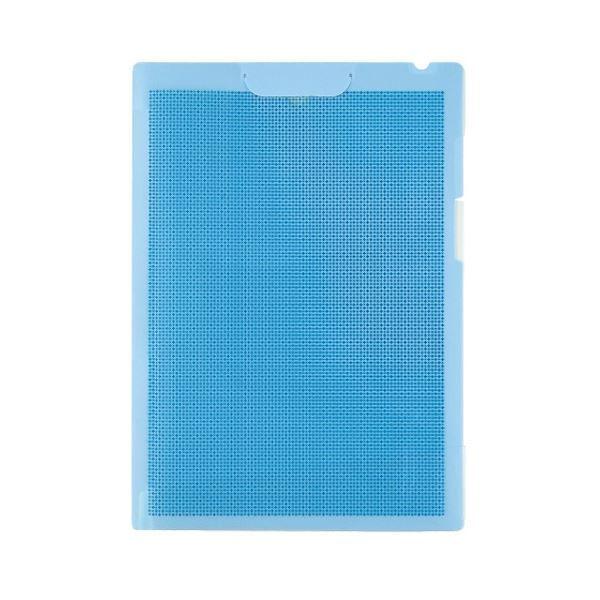 (まとめ) プラス シンプルワーク クリップ付ボードホルダー カモフラージュ A4タテ ブルー FL...
