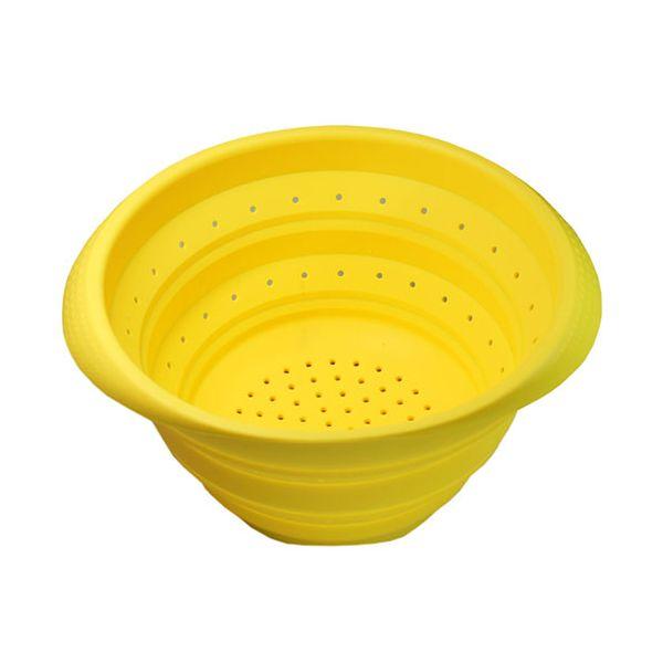 ユーロキッチン eurokitchen シリコン折りたたみ水切りボウル 水切り器 容量1.6L その...