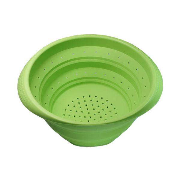 ユーロキッチン eurokitchen シリコン折りたたみ水切りボウル 水切り器 容量1.6L その...