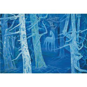 世界の名画シリーズ、プリハード複製画 東山魁夷作 「白馬の森」〔代引不可〕