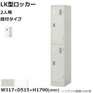 NAIKI（ナイキ） 2人用ロッカー LK型 錠付きタイプ W608mm×D515mm 