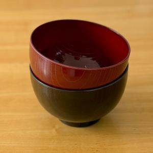 汁椀 食洗機対応 全2色 お椀 春慶塗り 溜塗...の詳細画像3