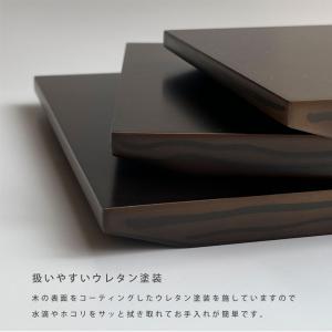 花台 木製 飾り台 黒檀調 30cm 床の間 ...の詳細画像3