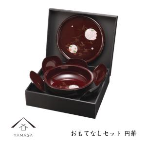 山田平安堂 銘々皿 朱塗（5枚組） 菓子皿/漆塗り/漆器 : 漆器 山田平安