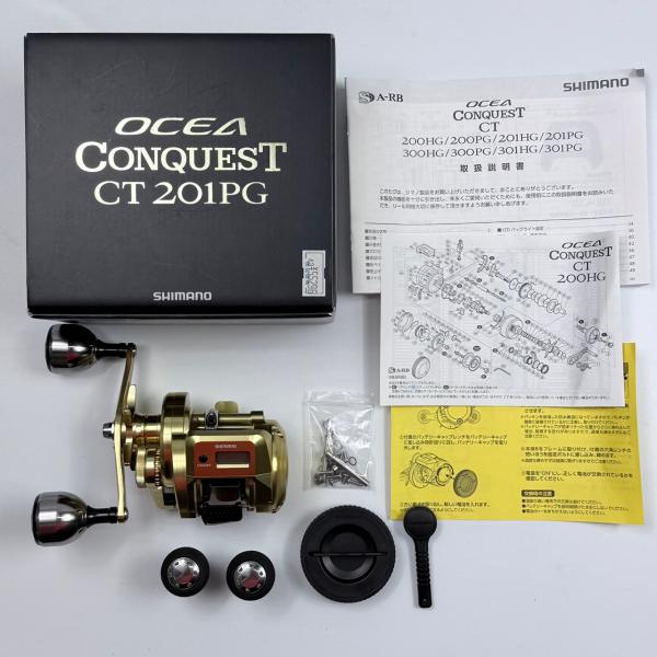 shimano シマノ 18オシアコンクエストCT 201PG カウンターリール 中古 ジギング タ...