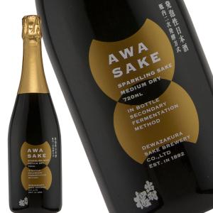 【限定品】出羽桜　AWA SAKE　　(でわざくら　あわさけ)　720ml 山形県　山形市　出羽桜酒造　日本酒　地酒