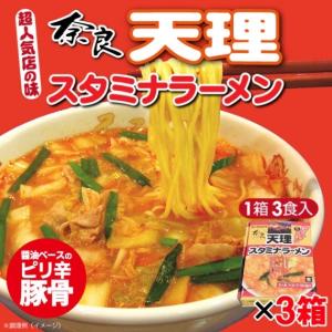 ラーメン 奈良 天理スタミナラーメン 3食入×3箱 計9食 天スタ 送料込