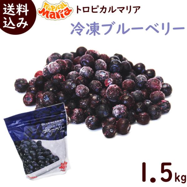 冷凍ブルーベリー 500g×3袋 トロピカルマリア 送料込 業務用