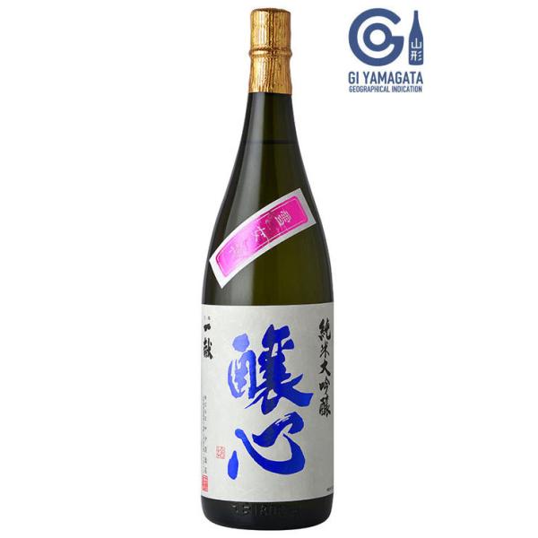 日本酒 羽陽一献 純米大吟醸 醸心 山形酒104号 雪女神 1800ml 化粧箱付 中沖酒造 山形県...