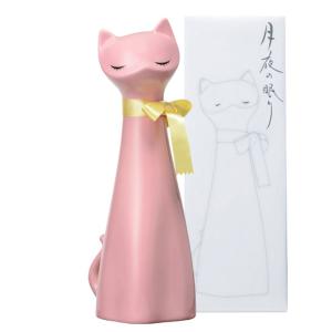 ねこ 日本酒 千代寿 純米 月夜の眠り 桃猫ボトル 720ml ギフト