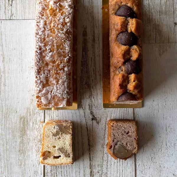 お中元 夏ギフト お菓子 プレゼント パウンドケーキ 2本セット 山形 スイーツ (マロン・くるみ）...