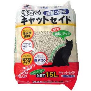 【送料無料】イデシギョー『キャットセイド 15L　2ケース(6個)売り』